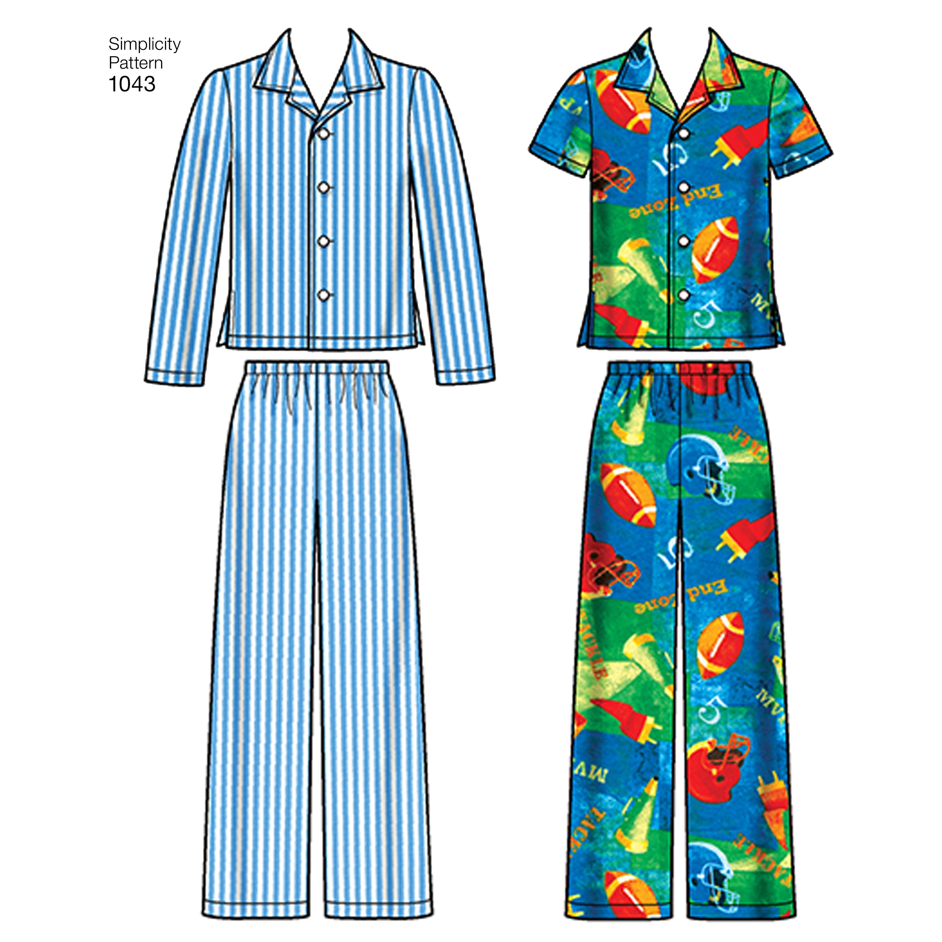 Simplicity Sewing Pattern 1043 Child’s, Girls’ and Boys’ Separates