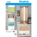 Simplicity Pattern S1176 Window Treatments