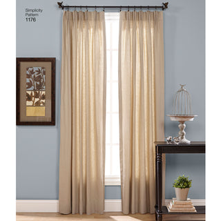 Simplicity Pattern S1176 Window Treatments