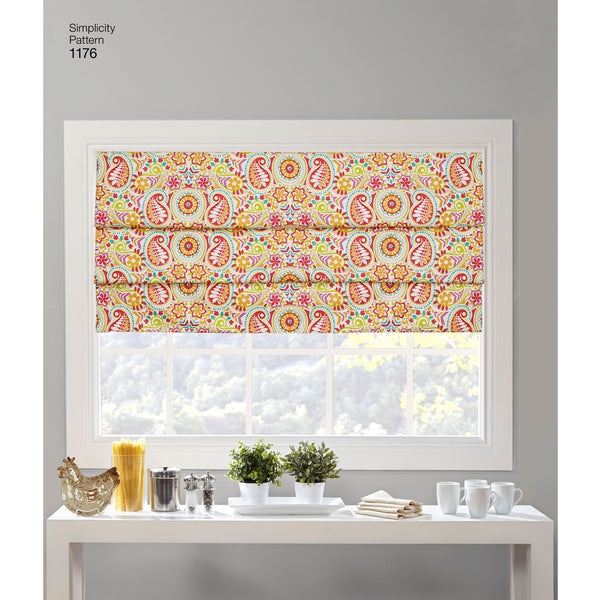 Simplicity Pattern S1176 Window Treatments