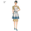 Simplicity Sewing Pattern 1221 Misses’ Vintage Aprons-2