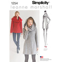 Simplicity Sewing Pattern 1254 Misses’ Leanne Marshall Easy Lined Coat or Jacket