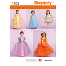 Simplicity Sewing Pattern S1303 Toddlers’ and Child’s Costumes-1
