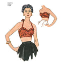 Simplicity Sewing Pattern 1426 Misses’ Vintage 1950’s Bra Tops