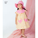 Simplicity Sewing Pattern 1450 Toddlers’ Dress, Top, Panties and Hat-2