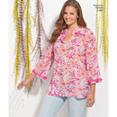 Simplicity Sewing Pattern 1461 Misses’ and Plus Tunic with Neckline and Sleeve Variations-3