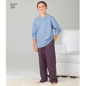 Simplicity Sewing Pattern 1505 Husky Boys’ & Big & Tall Men’s Tops and Trousers