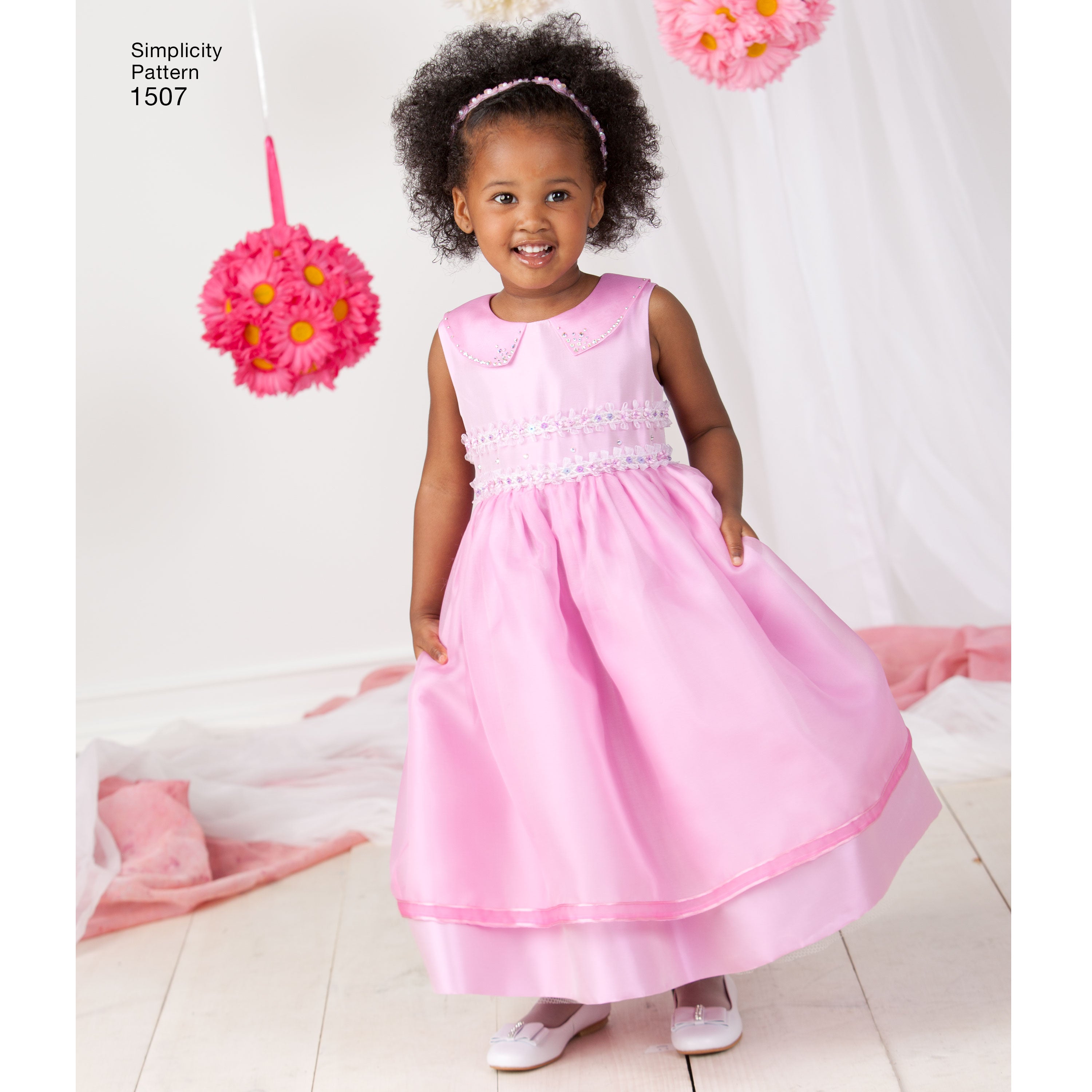 Simplicity Sewing Pattern 1507 Toddlers’ and Child’s Special Occasion Dress - 0