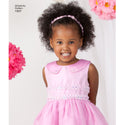 Simplicity Sewing Pattern 1507 Toddlers’ and Child’s Special Occasion Dress