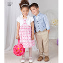 Simplicity Sewing Pattern 1509 Child’s Vest, Bolero and Bow Tie