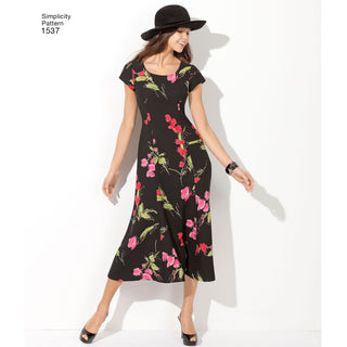 Simplicity Sewing Pattern 1537 Misses’ and Plus Size Amazing Fit Dress