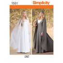 Simplicity Sewing Pattern 1551 Misses’ Costumes-1