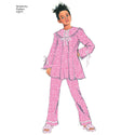 Simplicity Sewing Pattern 1571 Child’s and Girl’s Loungewear Separates