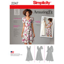 Simplicity Sewing Pattern 2247 Misses' & Plus Size Amazing Fit Dresses-1