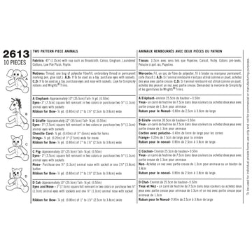 Simplicity Sewing Pattern 2613 Crafts - 0