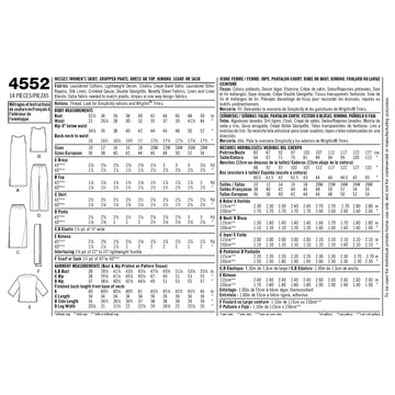 Simplicity Sewing Pattern 4552 Misses' & Plus Size Coordinates - 0