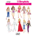 Simplicity Sewing Pattern 4702 Doll Clothes-1