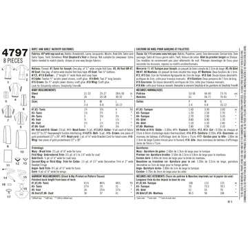 Simplicity Sewing Pattern 4797 Boy & Girl Costumes - 0