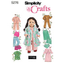 Simplicity Sewing Pattern 5276 Doll Clothes-1