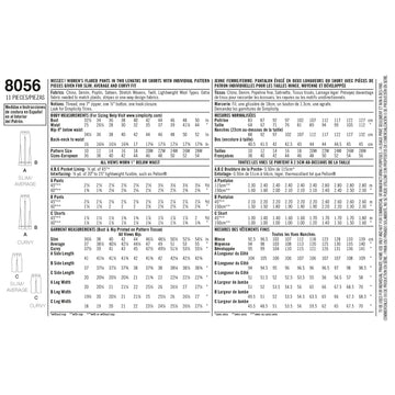 Simplicity Sewing Pattern 8056 Amazing Fit Miss and Plus Size Flared Trousers or Shorts - 0