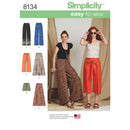 Simplicity Pattern 8134 Misses' Easy-to-Sew Trousers and Shorts-1