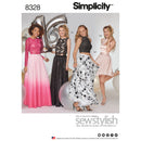 Simplicity Pattern 8328 Misses Special Occasions Dress-1