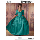 Simplicity Pattern 8411 Misses' 18th Century Costume-1