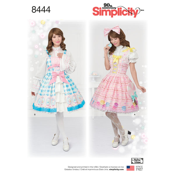 Simplicity Sewing Pattern 8444 Misses' Ruffled Dress Costume