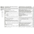 Simplicity Pattern 8516 Misses' Mimi G Skinny Jeans-2