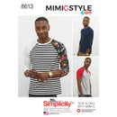 Simplicity Sewing Pattern 8613 Men's Knit Top by Mimi G-1