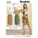 Simplicity Sewing Pattern 8652 Misses' Skirts-1