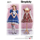 Simplicity Sewing Pattern 8671 Misses' Costume Dresses-1