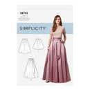 Simplicity Sewing Pattern 8743 Women's Pleated Skirts-1