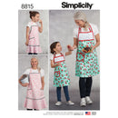 Pattern 8815 Child's and Misses' Apron-1