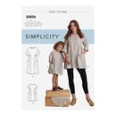 Simplicity Pattern S8856 Child's and Misses' Dress and Tunic-1