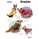 Simplicity Pattern S8861 Dog Coats-1