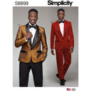 Simplicity Sewing Pattern S8899 Men's Tuxedo Jackets, Pants and Bow Tie-1
