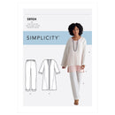 Simplicity Sewing Pattern S8924 Misses' Jacket, Top, Tunic, and Pull-On Pants-1