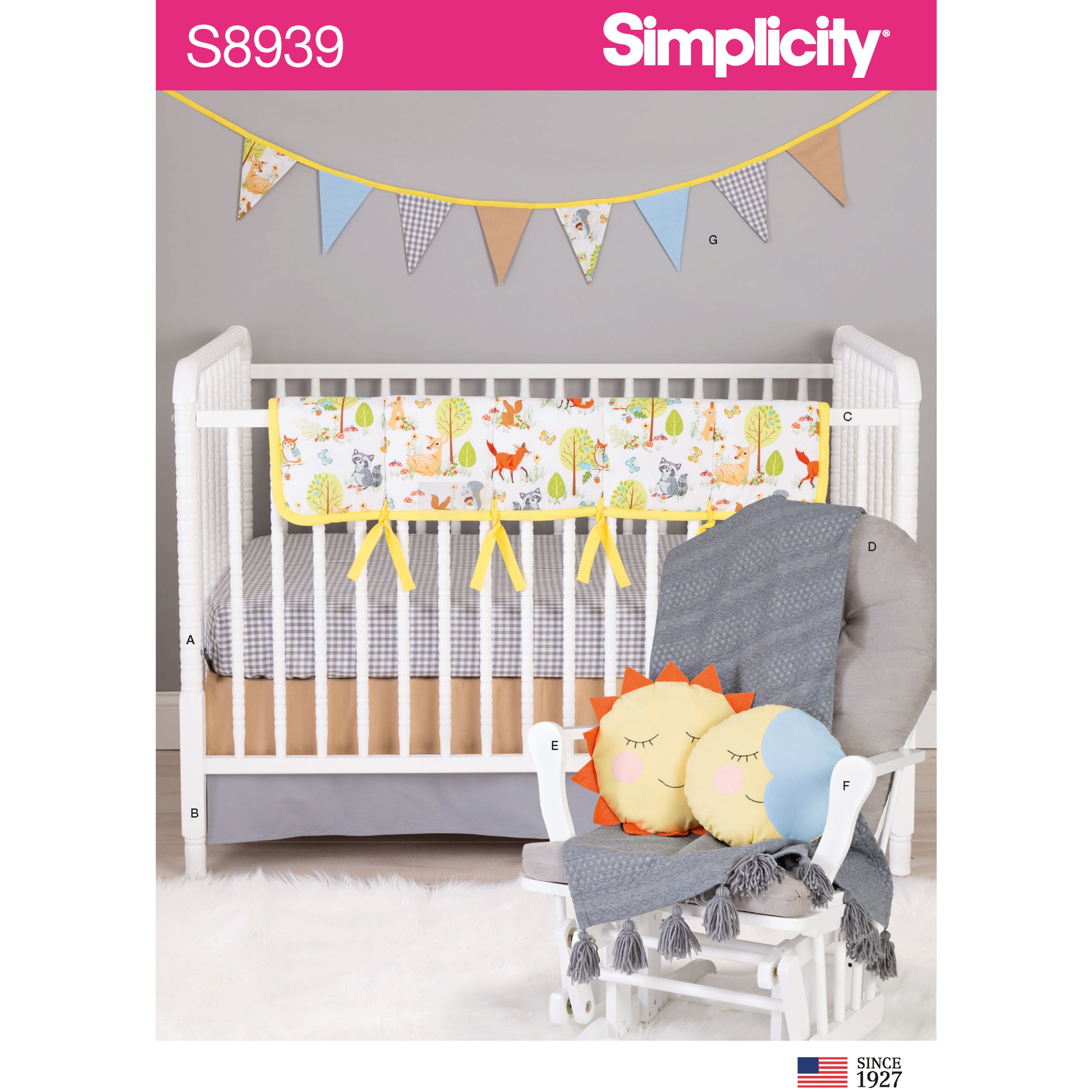 Simplicity Sewing Pattern S8939 Nursery DŽcor