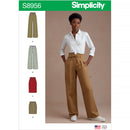 Simplicity Sewing Pattern S8956 Misses' Trousersand Skirts-1