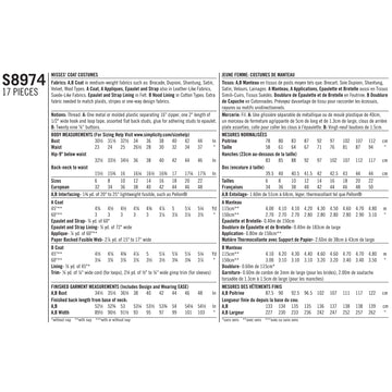 Simplicity Sewing Pattern S8974 Misses' Cosplay Coat Costume - 0