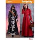 Simplicity Sewing Pattern S8974 Misses' Cosplay Coat Costume-1