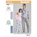 Simplicity Sewing Pattern S9019 Girls' & Misses' Loungewear-1