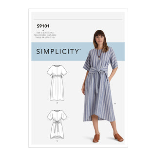 Simplicity Sewing Pattern S9101 Misses' Pull-on Dresses