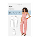 Simplicity Sewing Pattern S9125 Misses' Dresses, Jumpsuit or Playsuit-1