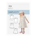 Simplicity Sewing Pattern S9126 Toddlers' Dresses-1