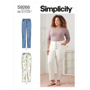 Simplicity Sewing Pattern S9266 Misses' and Women's Vintage-style Jeans-1