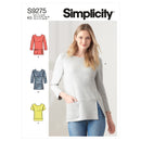 Simplicity Sewing Pattern S9275 Misses' Tops In Two Lengths-1