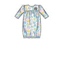 Simplicity Sewing Pattern S9283 Infants' Gown and Jumpsuit.-4