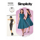Simplicity Sewing Pattern S9286 Misses' Fold-back Facing Dresses-1